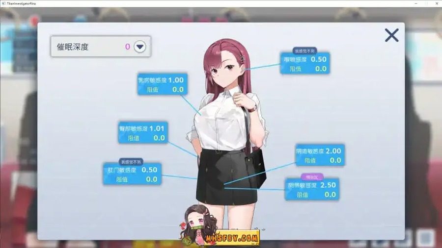 诱饵痴汉搜查官梨奈V1 角色成长 演示图 6